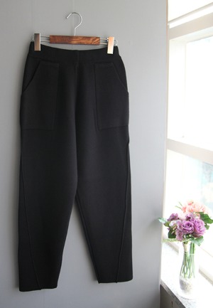 니트배기-pants(블랙)