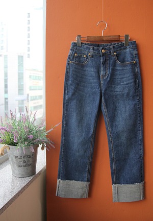 롤업보브-jeans