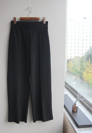 기모핀턱밴딩-pants(블랙)