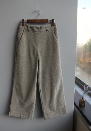 기모골덴통-pants(베이지)