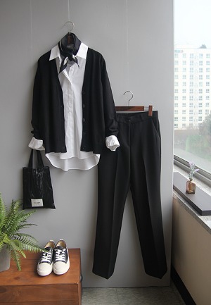 봄)나인부츠컷-pants(블랙)